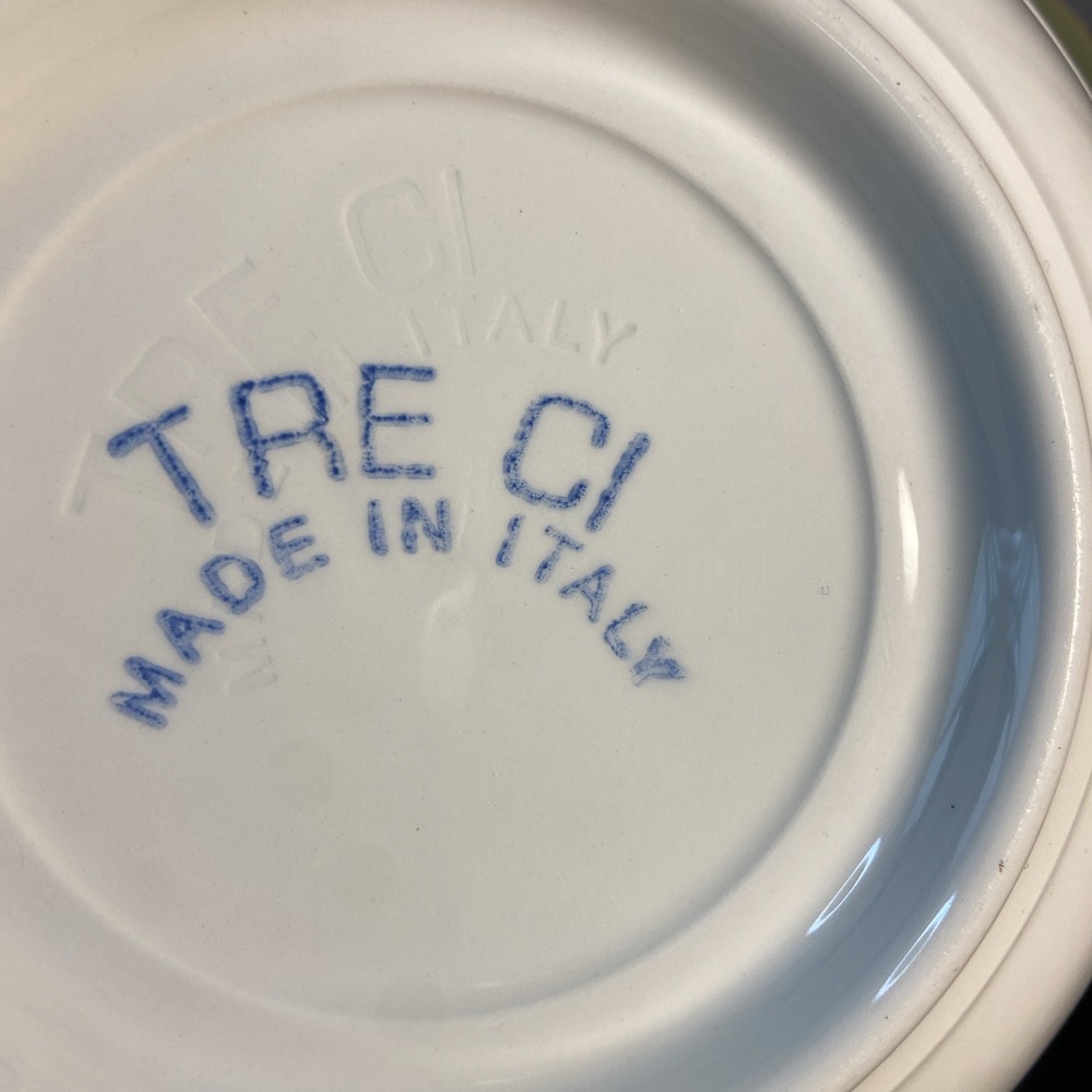 Tre Ci  Made in Italy  Large PASTA SERVING BOWL  Ceramic - 14" +4 Bowls - Picture 10 of 16